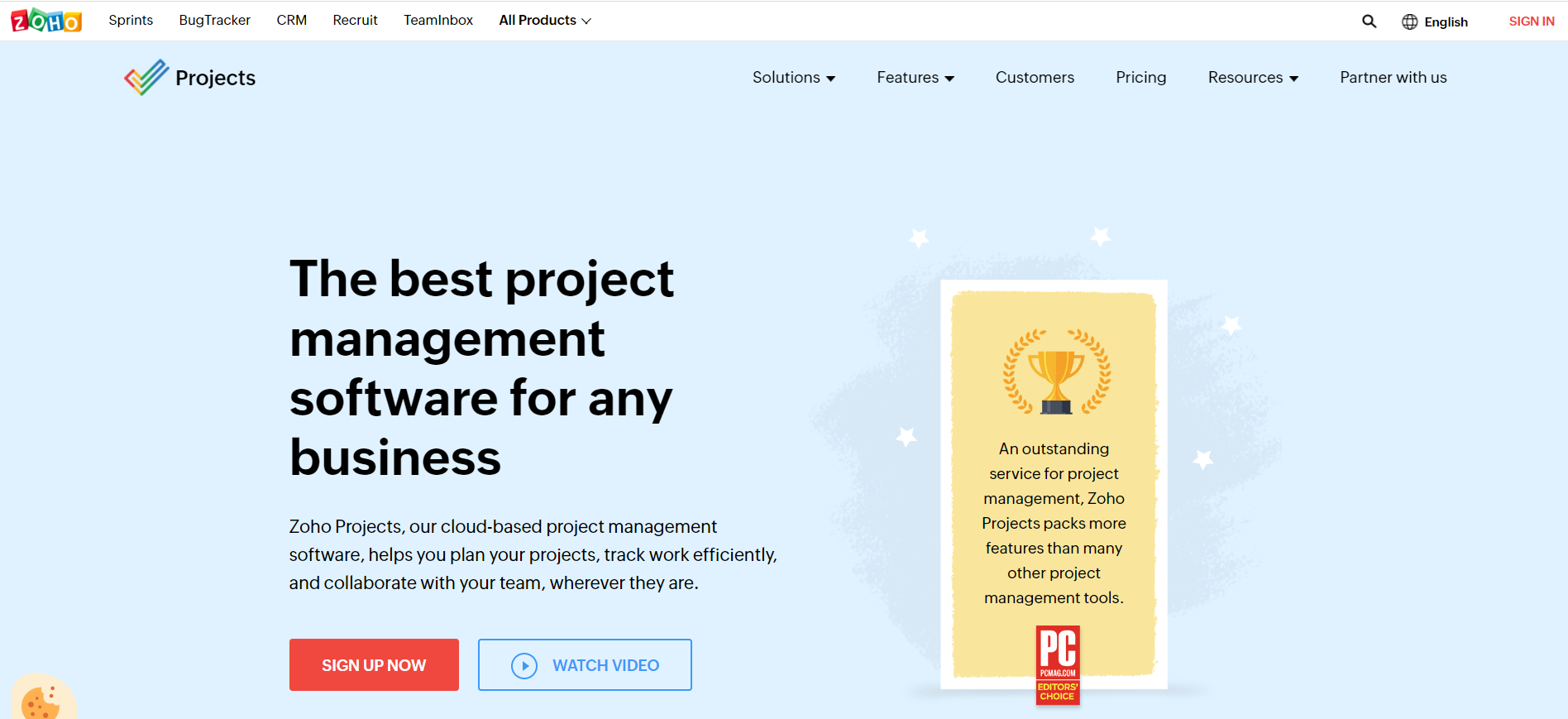 Zoho product management system